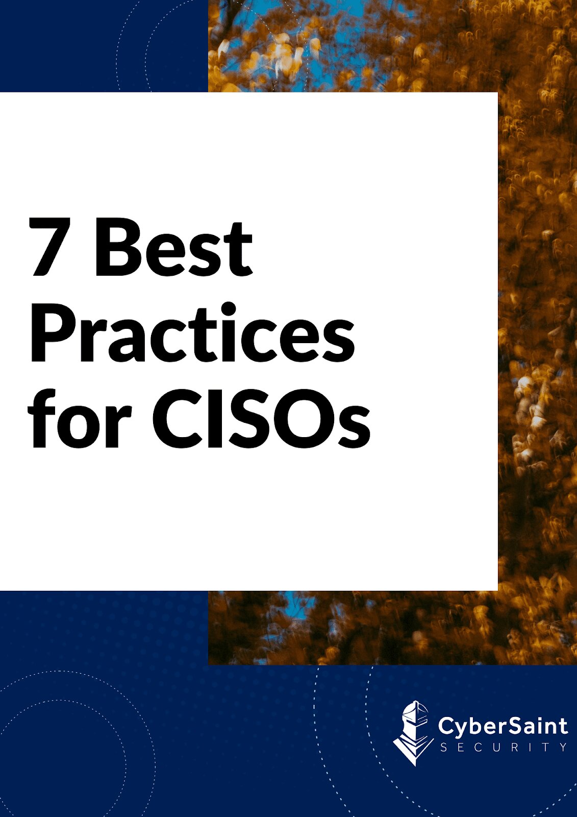 Cover of the ebook 7 Best Practices for CISOs
